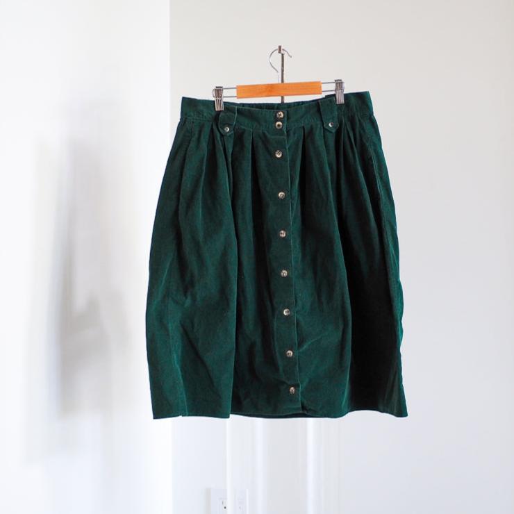 Corduroy 90s skirt best sale