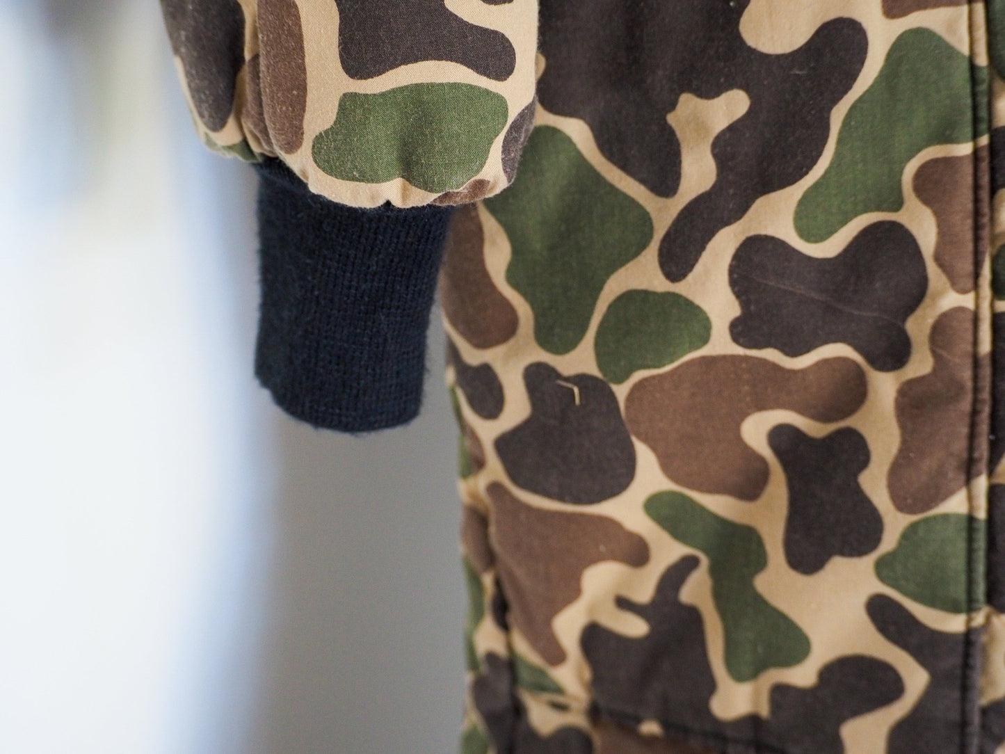 1970s Jim “Catfish” Hunter Saftbak Duck Camouflage Down Hunting Coveralls Clothes - Saftbak - Afterthought Vintage