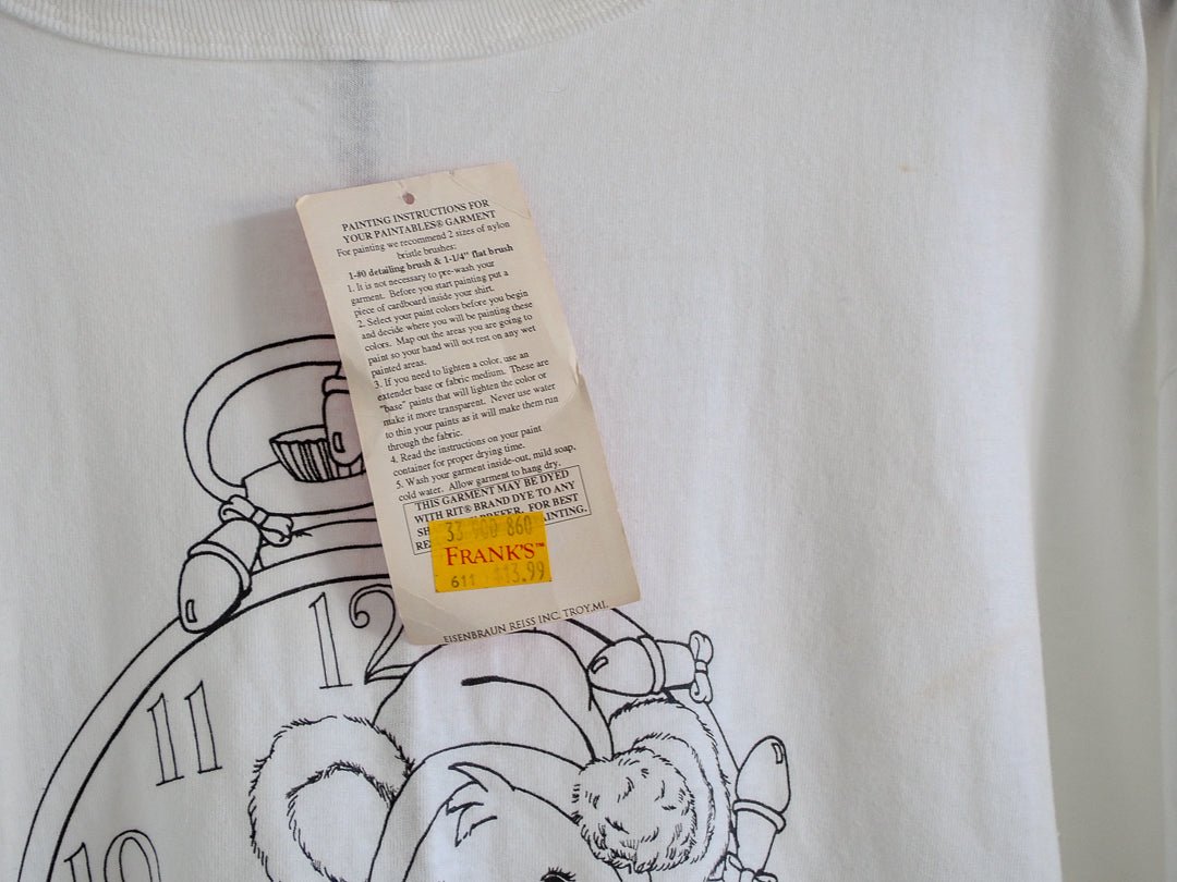 1992 Paintables Sleep T-Shirt - NWT Single Stitch Clothes - Afterthought Vintage