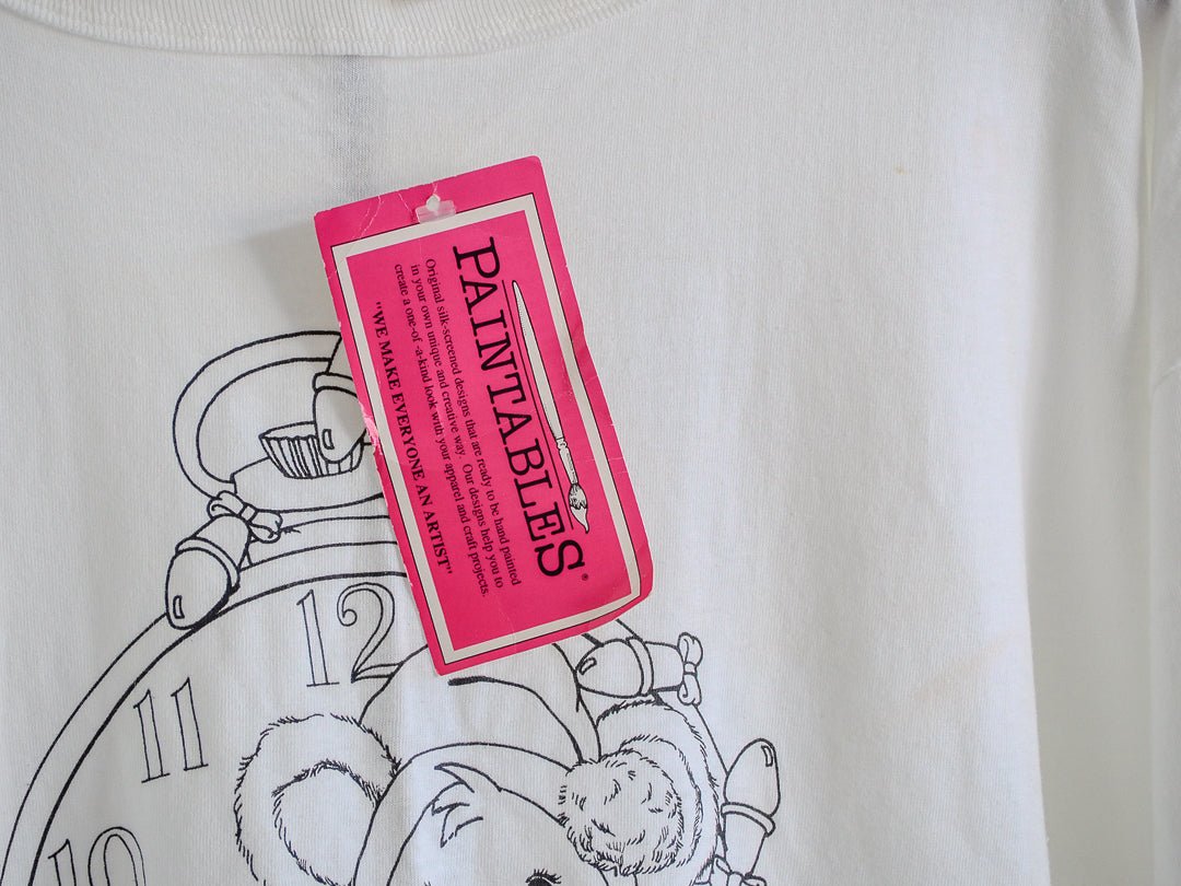 1992 Paintables Sleep T-Shirt - NWT Single Stitch Clothes - Afterthought Vintage