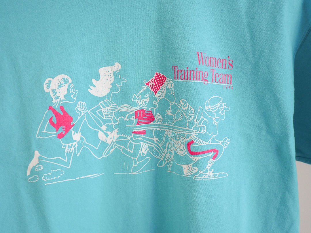 1998 Kansas Women's Training Team T-Shirt Clothes - Fruit of The Loom Lofteez - Afterthought Vintage