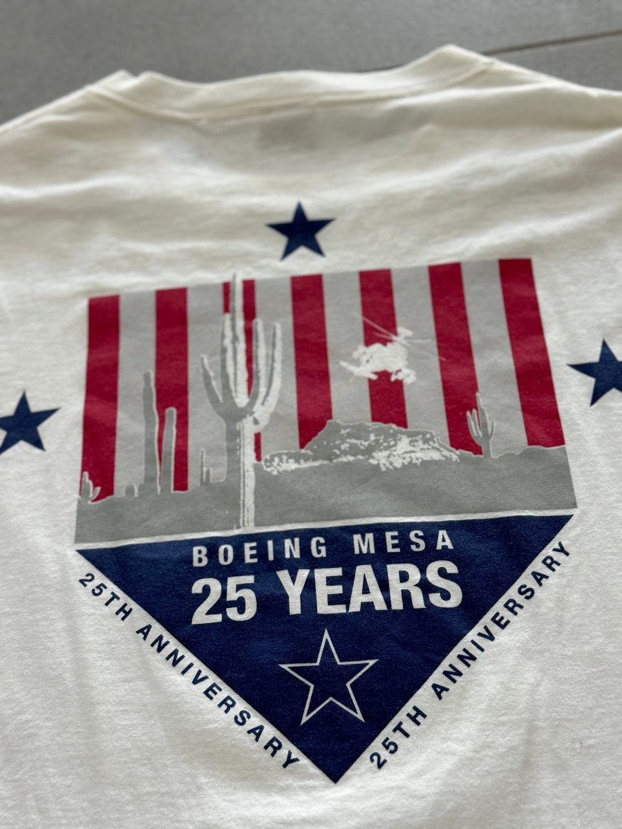 2000 Boeing Mesa 25th Anniversary Tee Clothes - Afterthought Vintage