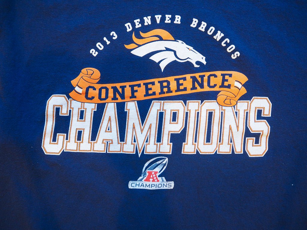 2013 Denver Broncos AFC Champions Tee Clothes - Afterthought Vintage