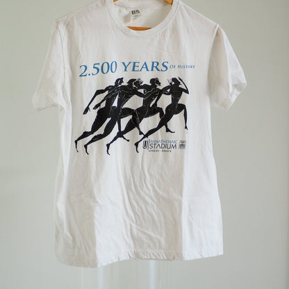 2,500 Yrs Of History Panathenaic Stadium Tourist T-Shirt Clothes - B.S. Evolution T - Afterthought Vintage