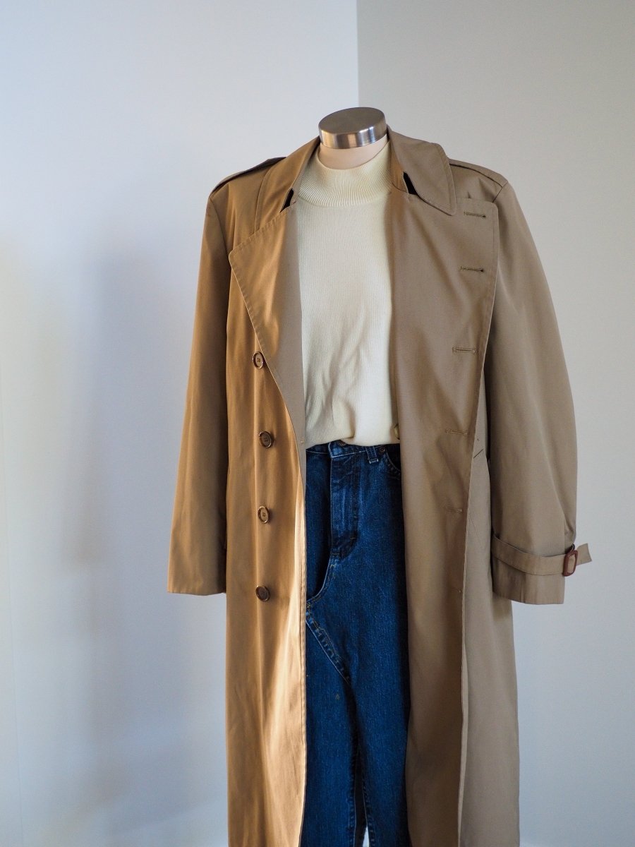 70s London Fog Trench Coat w/ Removable Lining Clothes - Afterthought Vintage