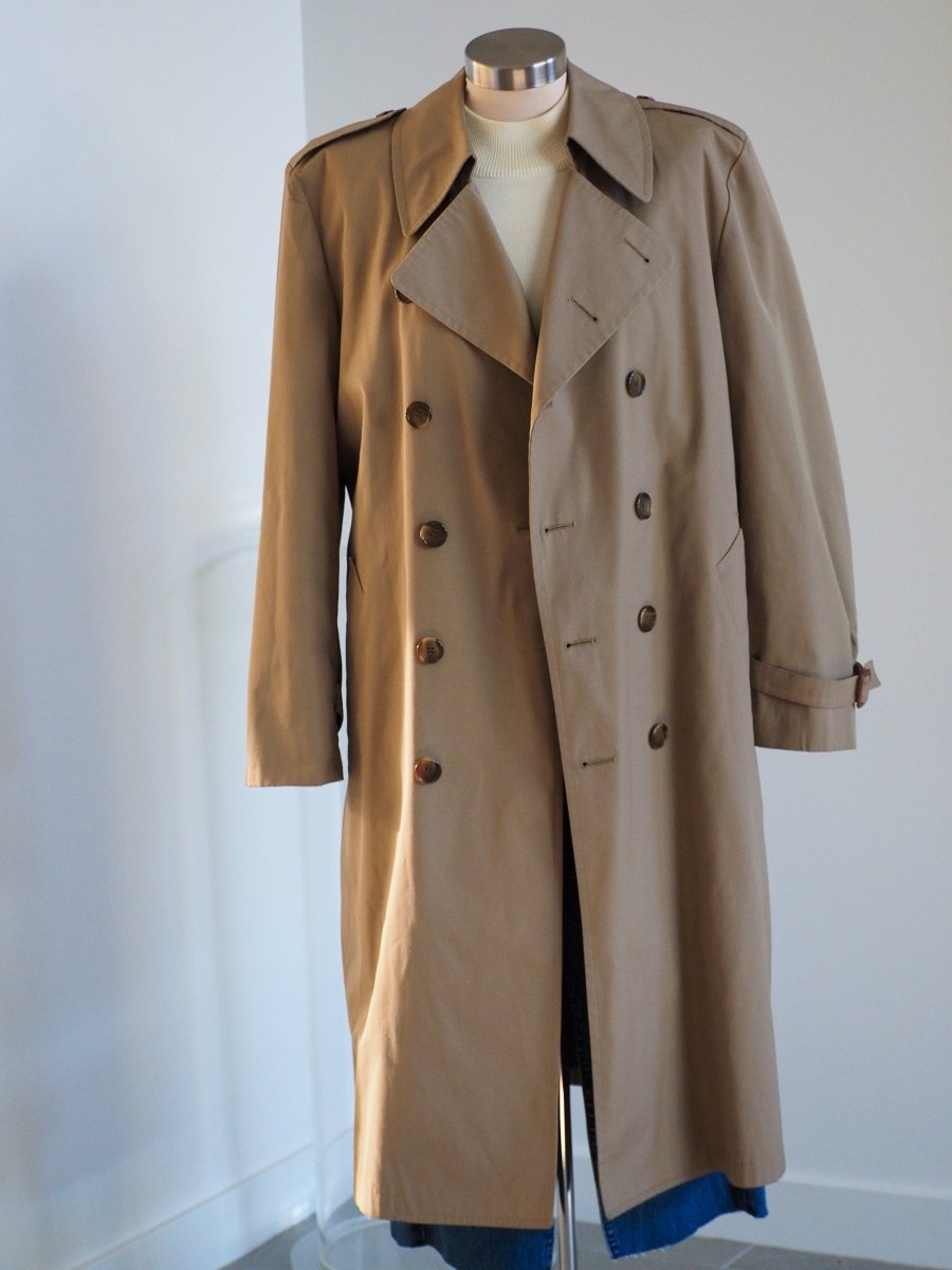 70s London Fog Trench Coat w/ Removable Lining Clothes - Afterthought Vintage