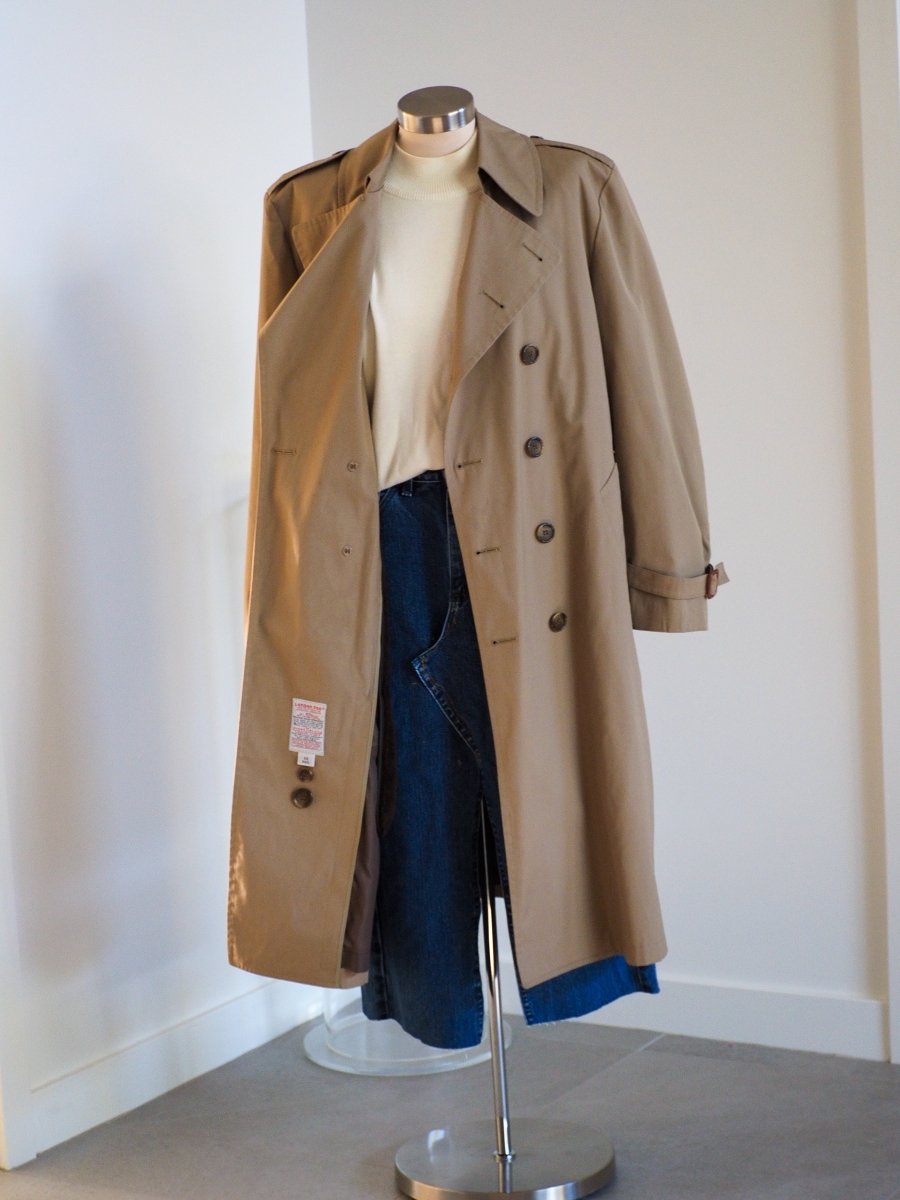 70s London Fog Trench Coat w/ Removable Lining Clothes - Afterthought Vintage