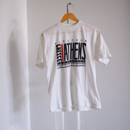 90s Athens, Greece The City Of Gods - Single Stitch T-Shirt Clothes - Afterthought Vintage