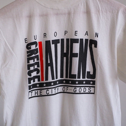 90s Athens, Greece The City Of Gods - Single Stitch T-Shirt Clothes - Afterthought Vintage