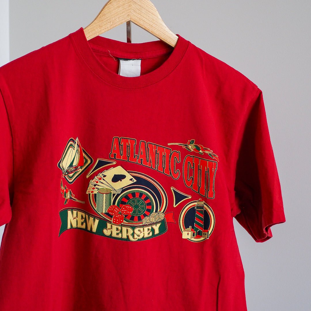 90s Atlantic City Graphic Tourist T-Shirt Clothes - Afterthought Vintage