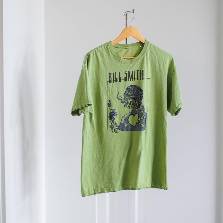 90s Bill Smith Artist Graphic Thrashed T-Shirt Clothes - Afterthought Vintage