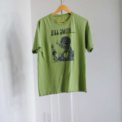 90s Bill Smith Artist Graphic Thrashed T-Shirt Clothes - Afterthought Vintage