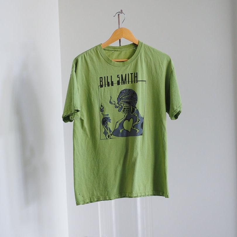 90s Bill Smith Artist Graphic Thrashed T-Shirt Clothes - Afterthought Vintage