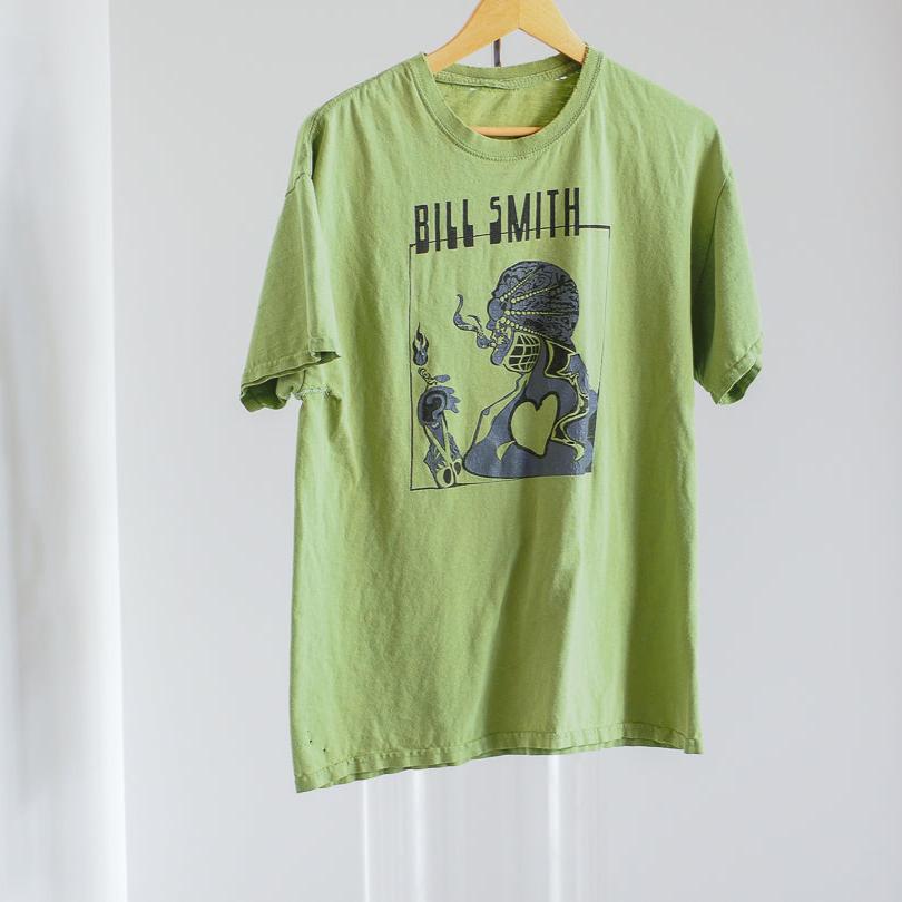 90s Bill Smith Artist Graphic Thrashed T-Shirt Clothes - Afterthought Vintage