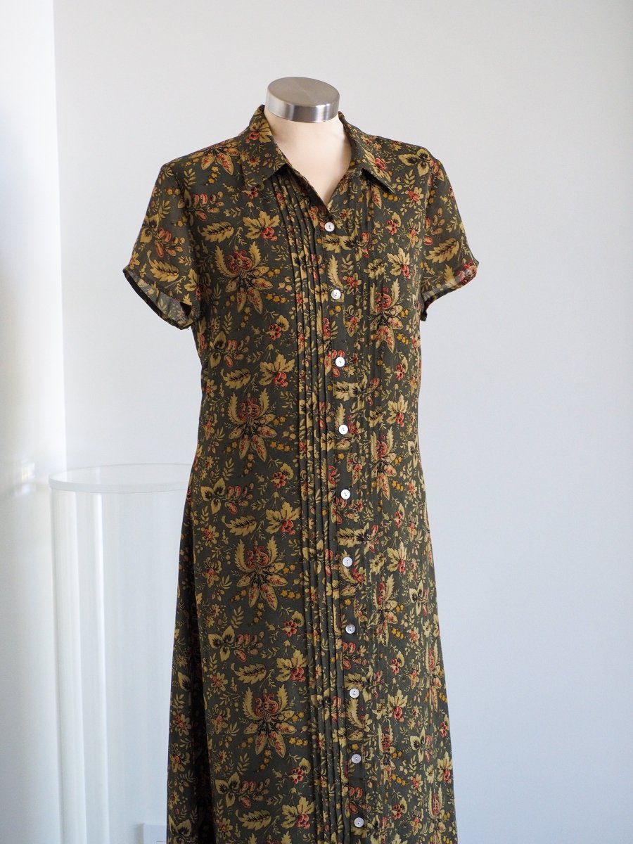 90s Charter Club Floral Maxi Dress Clothes - Afterthought Vintage