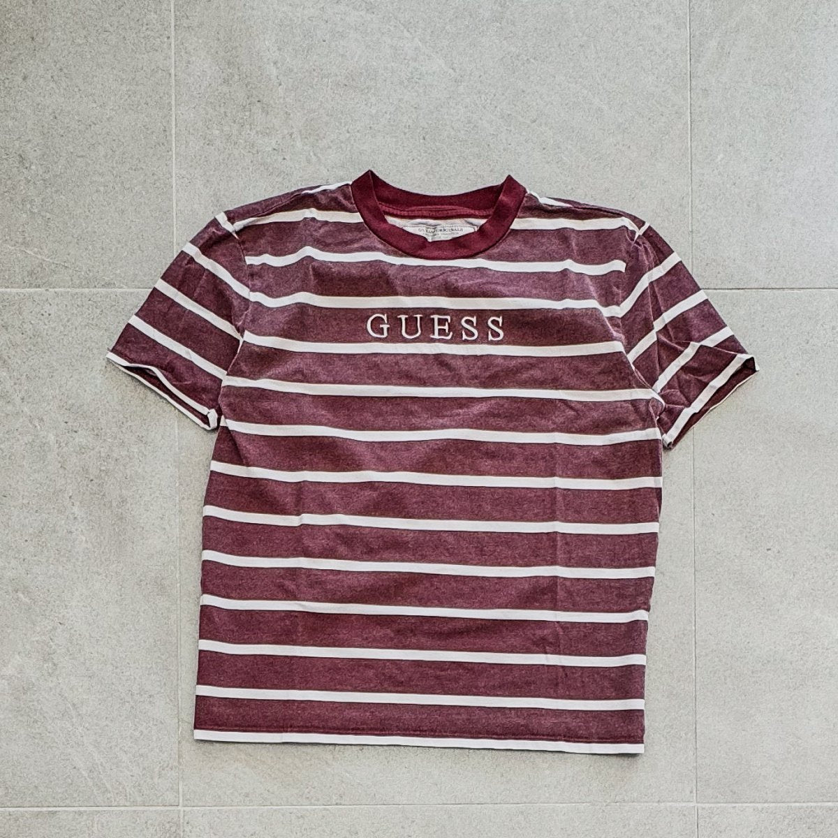 90s Guess Originals Striped Skater T-Shirt Clothes - Afterthought Vintage