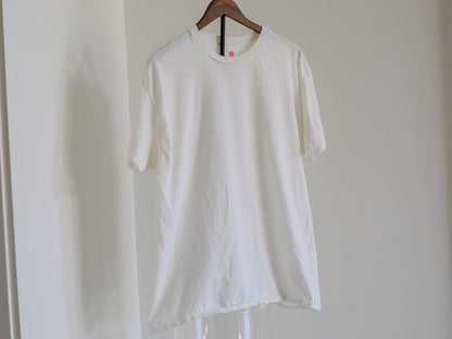 90s Hanes Plain White T-Shirt - Single Stitch - Afterthought Vintage