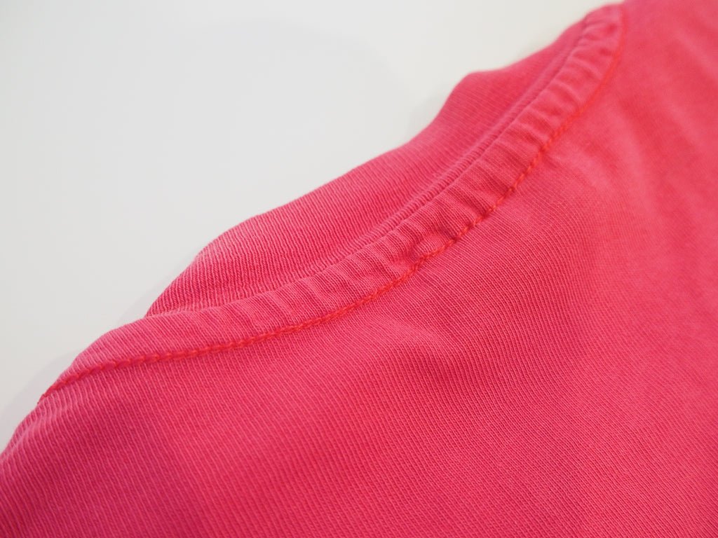 90s Hot Pink Blank Hanes Beefy - T - Single Stitch - M Clothes - Afterthought Vintage