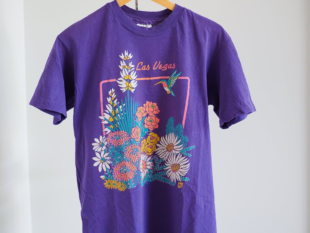 90s Las Vegas Hummingbird T-Shirt - Single Stitch Clothes - Afterthought Vintage