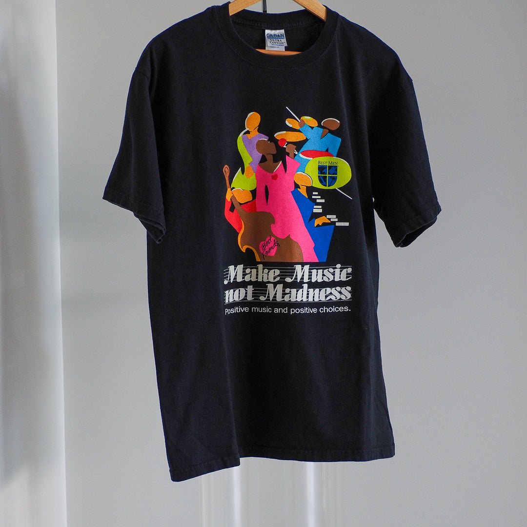 90s Make Music Not Madness T-Shirt Clothes - Afterthought Vintage