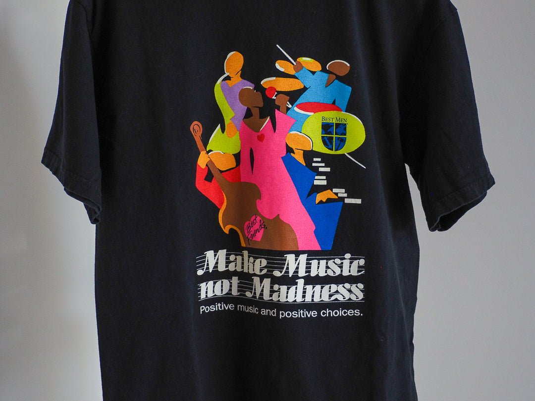 90s Make Music Not Madness T-Shirt Clothes - Afterthought Vintage