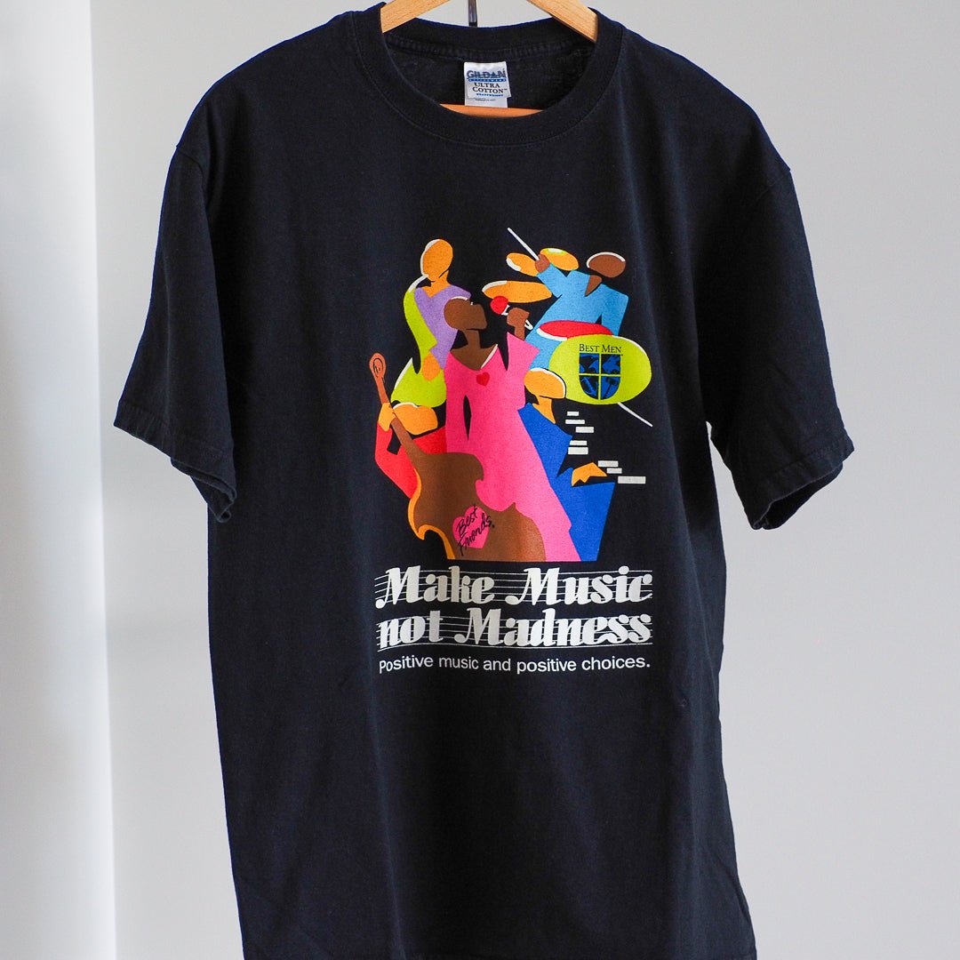 90s Make Music Not Madness T-Shirt Clothes - Afterthought Vintage