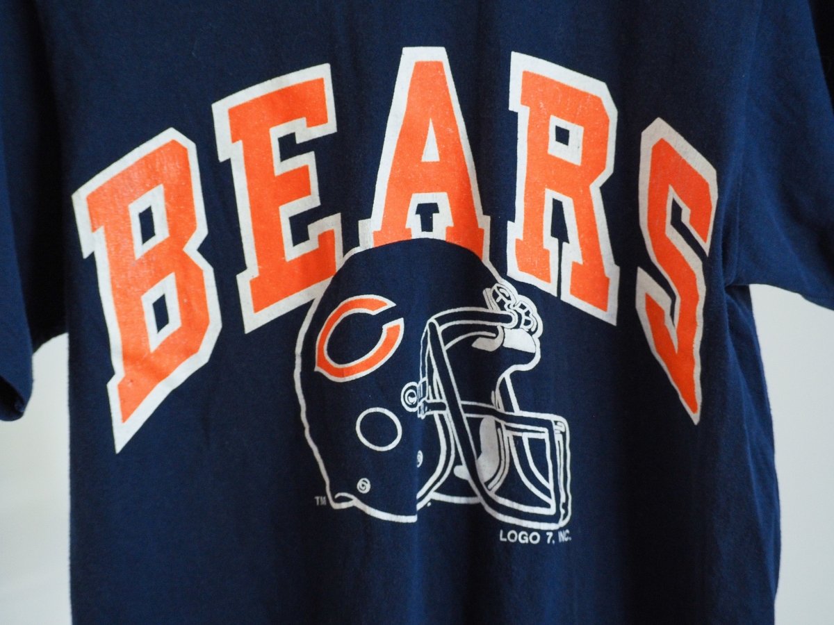 90s NFL Chicago Bears Logo7 T-Shirt - Single Stitch Clothes - Afterthought Vintage