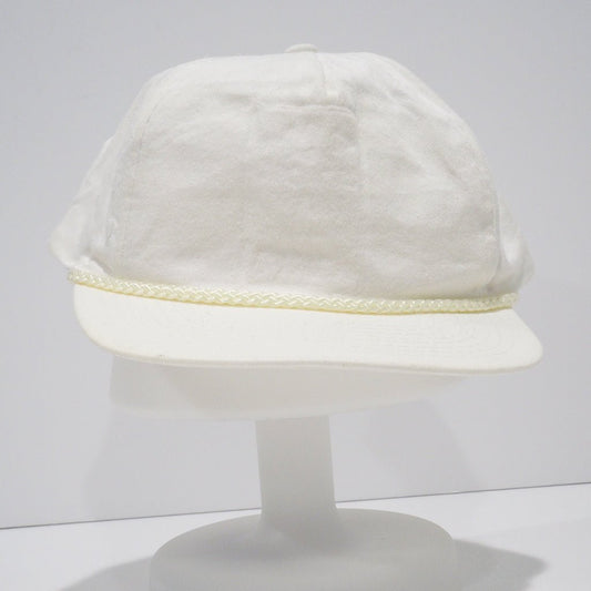 Blank White Cord Nylon Snapback Accessories - Afterthought Vintage