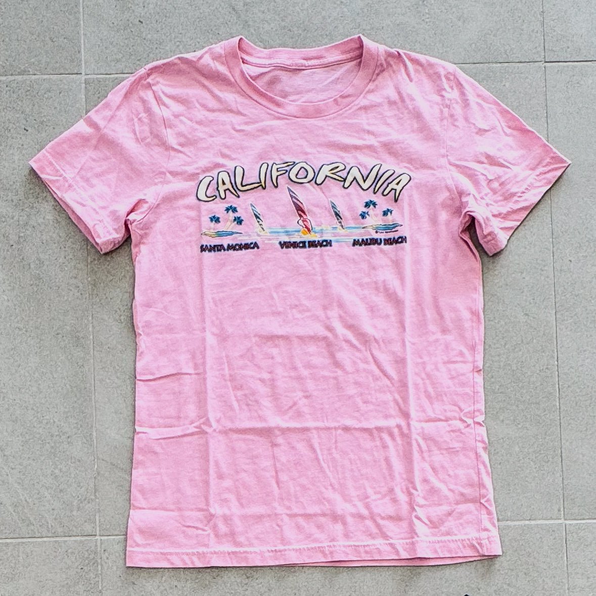 California Beach Graphic T-Shirt Clothes - Afterthought Vintage