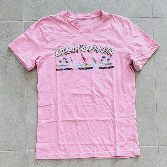 California Beach Graphic T-Shirt Clothes - Afterthought Vintage