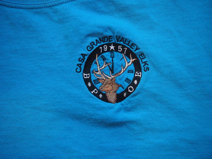 Casa Grande Elks Club Embroidered Tee - L Clothes - Afterthought Vintage