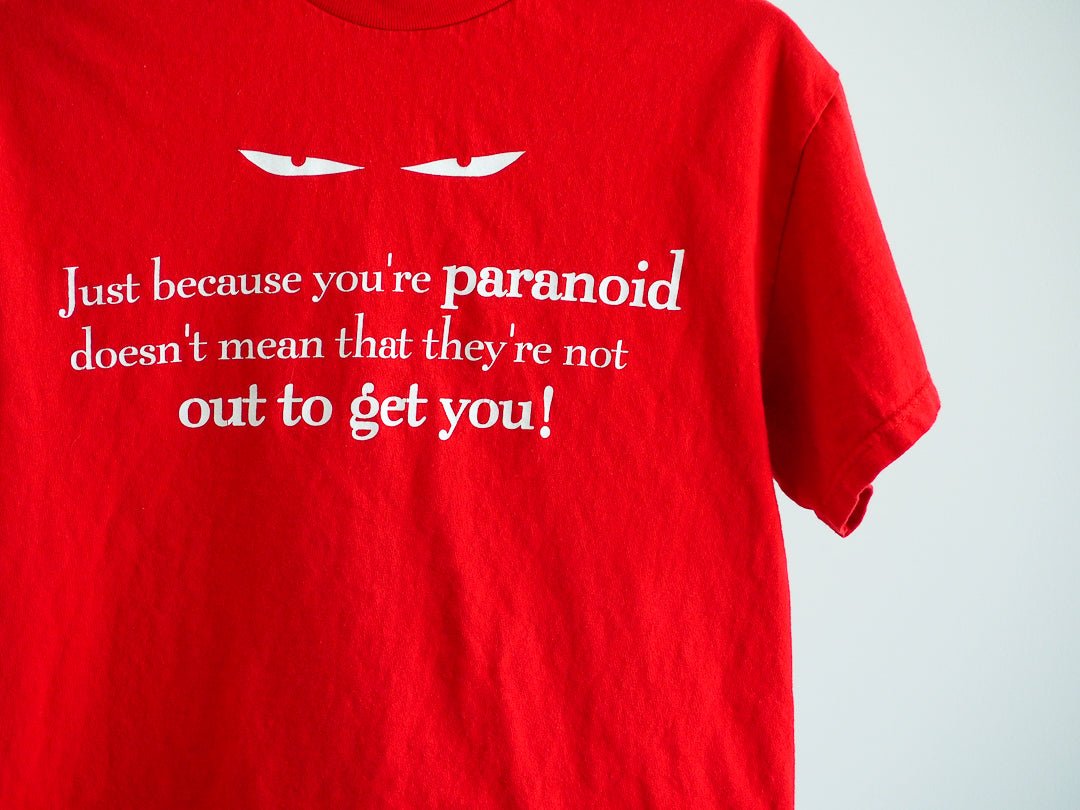 Catch - 22 'Just Because You're Paranoid' Quote T-Shirt Clothes - Afterthought Vintage