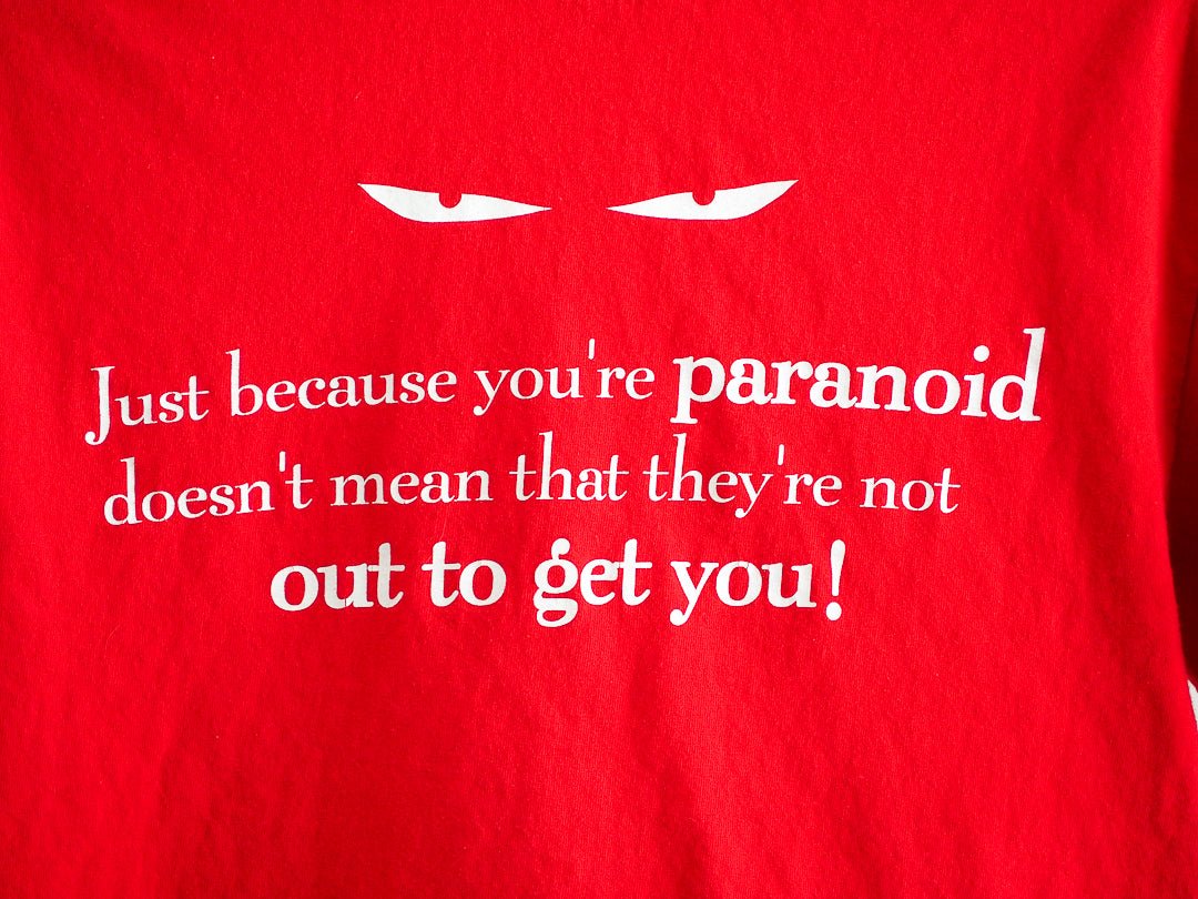 Catch - 22 'Just Because You're Paranoid' Quote T-Shirt Clothes - Afterthought Vintage