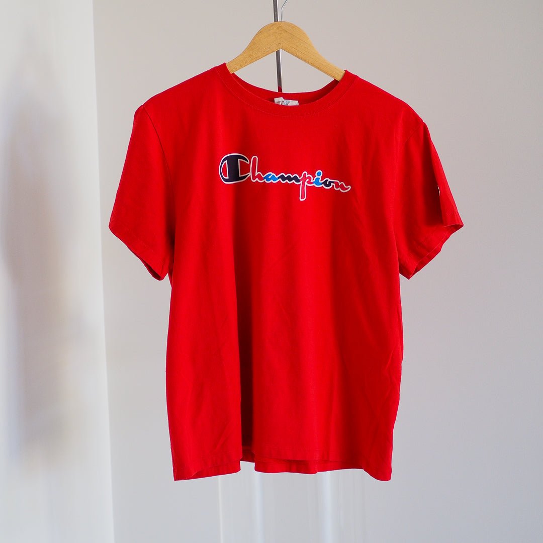 Champion Logo T-Shirt Clothes - Afterthought Vintage