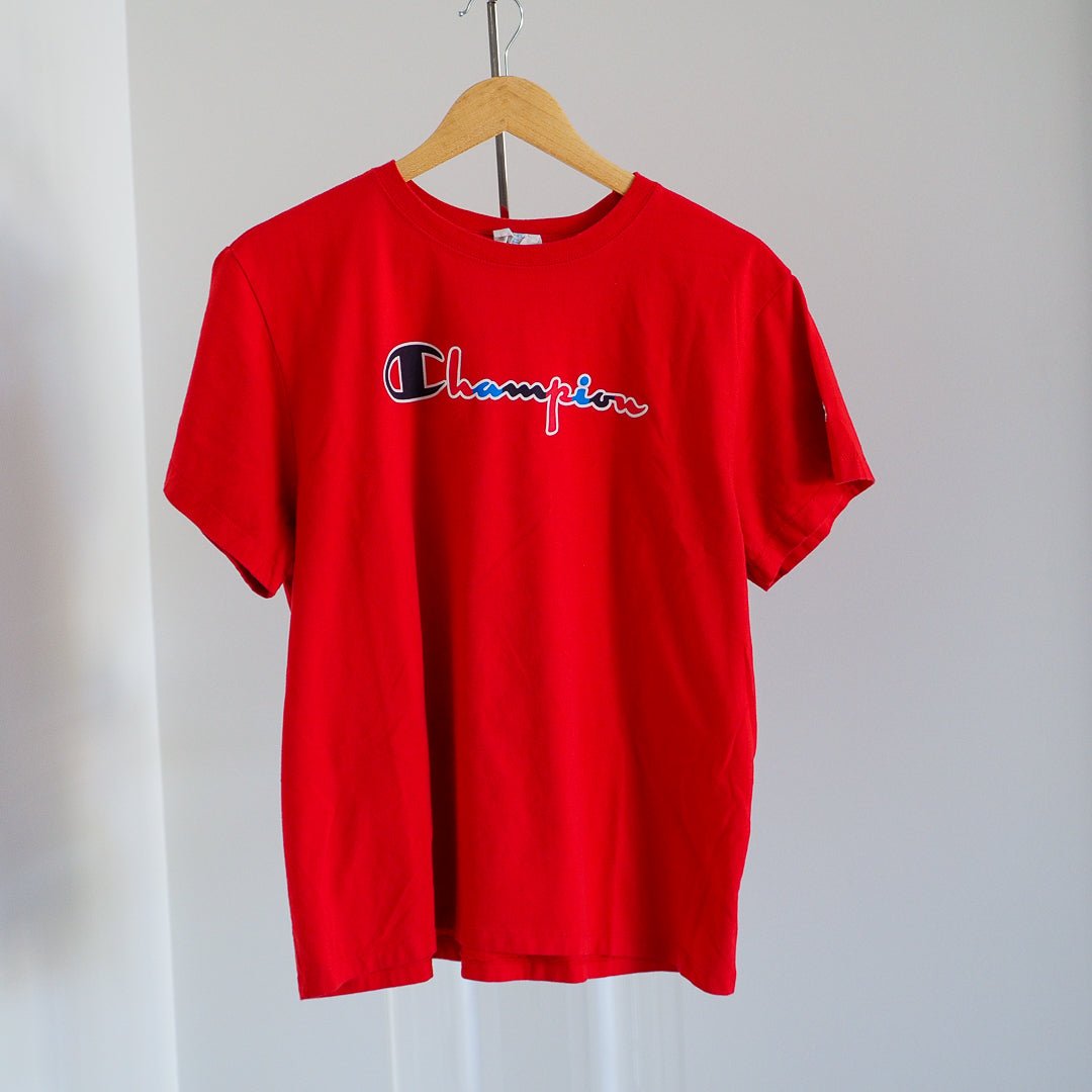 Champion Logo T-Shirt Clothes - Afterthought Vintage