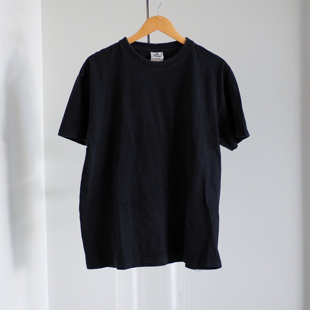 Crux Black Blank T-Shirt Clothes - Afterthought Vintage