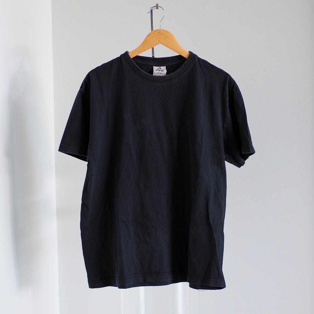 Crux Black Blank T-Shirt Clothes - Afterthought Vintage