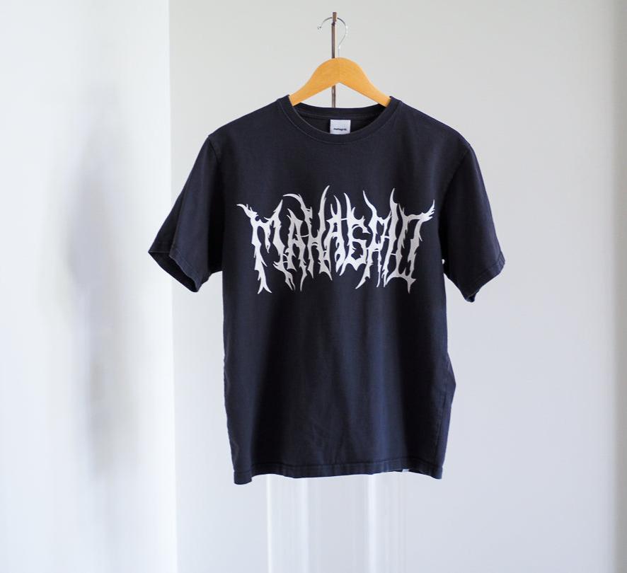 Mahagrid Korean Streetwear Black Logo Skate T-Shirt Clothes - Afterthought Vintage