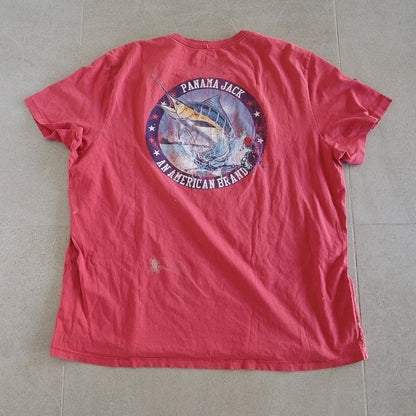 Panama Jack Marlin Graphic Tee - Thrashed Clothes - Afterthought Vintage