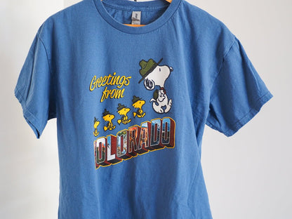 Peanuts Greetings From Colorado T-Shirt Clothes - Afterthought Vintage