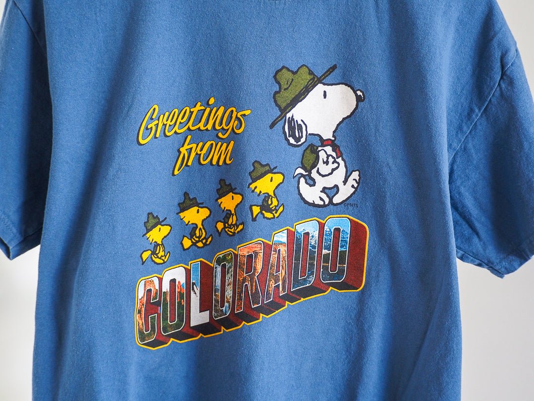 Peanuts Greetings From Colorado T-Shirt Clothes - Afterthought Vintage