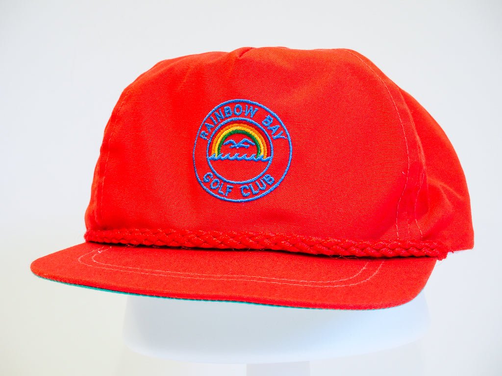 Rainbow Bay Golf Club Corded Leather Strapback Clothes - Afterthought Vintage