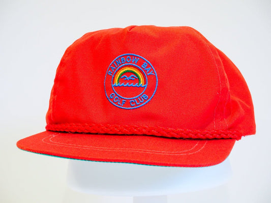 Rainbow Bay Golf Club Corded Leather Strapback Clothes - Afterthought Vintage