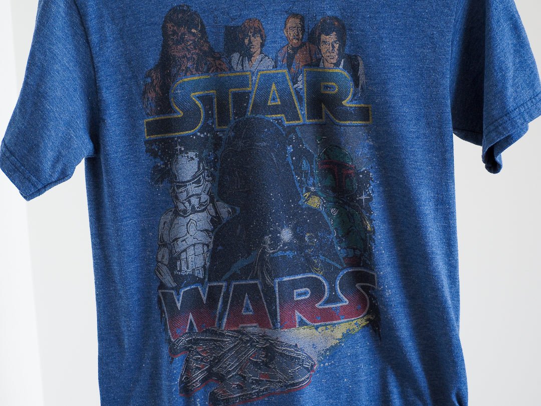 Star Wars Vintage - Style Graphic T-Shirt Clothes - Afterthought Vintage