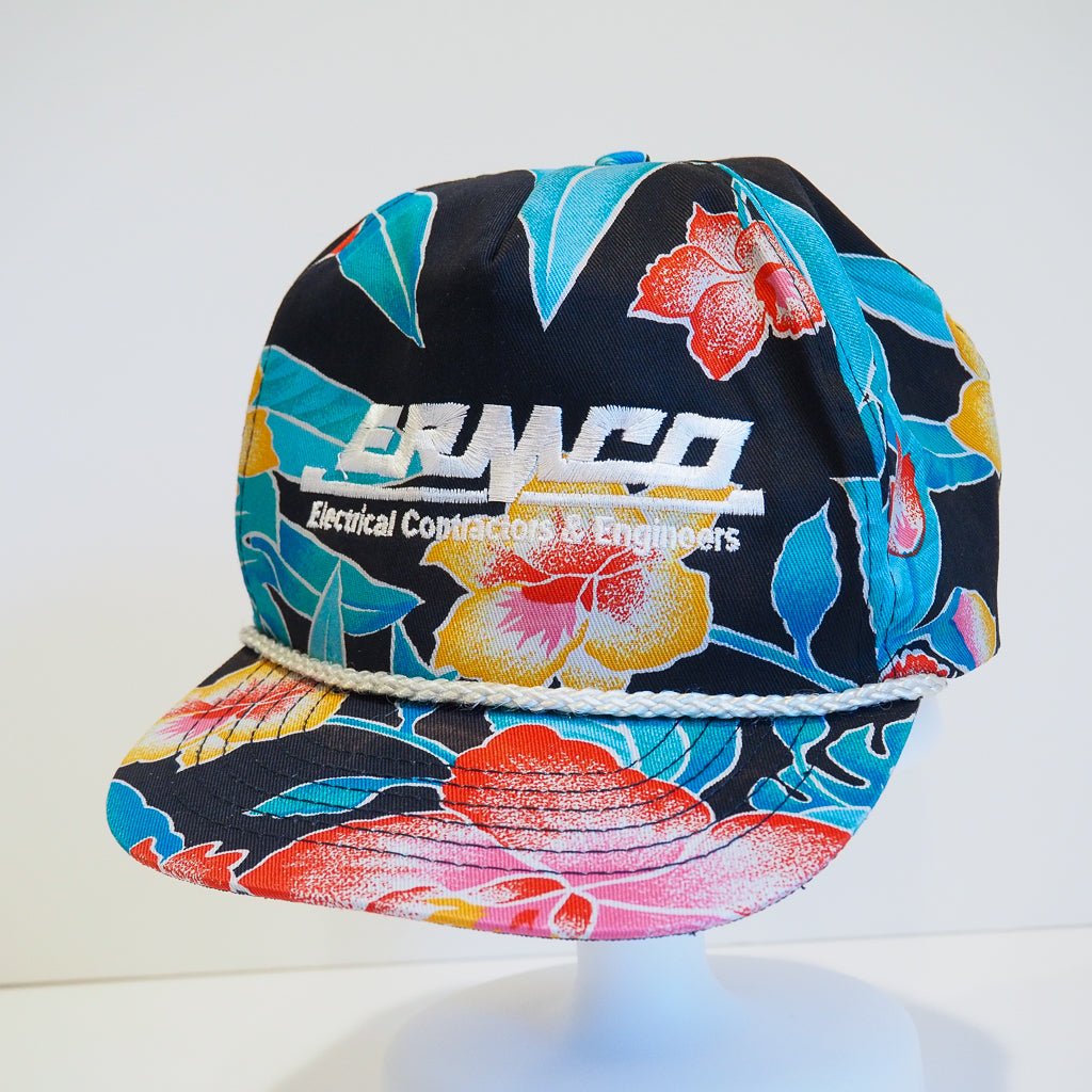 Tropical Print ERMCO Cord Snapback Accessories - Afterthought Vintage