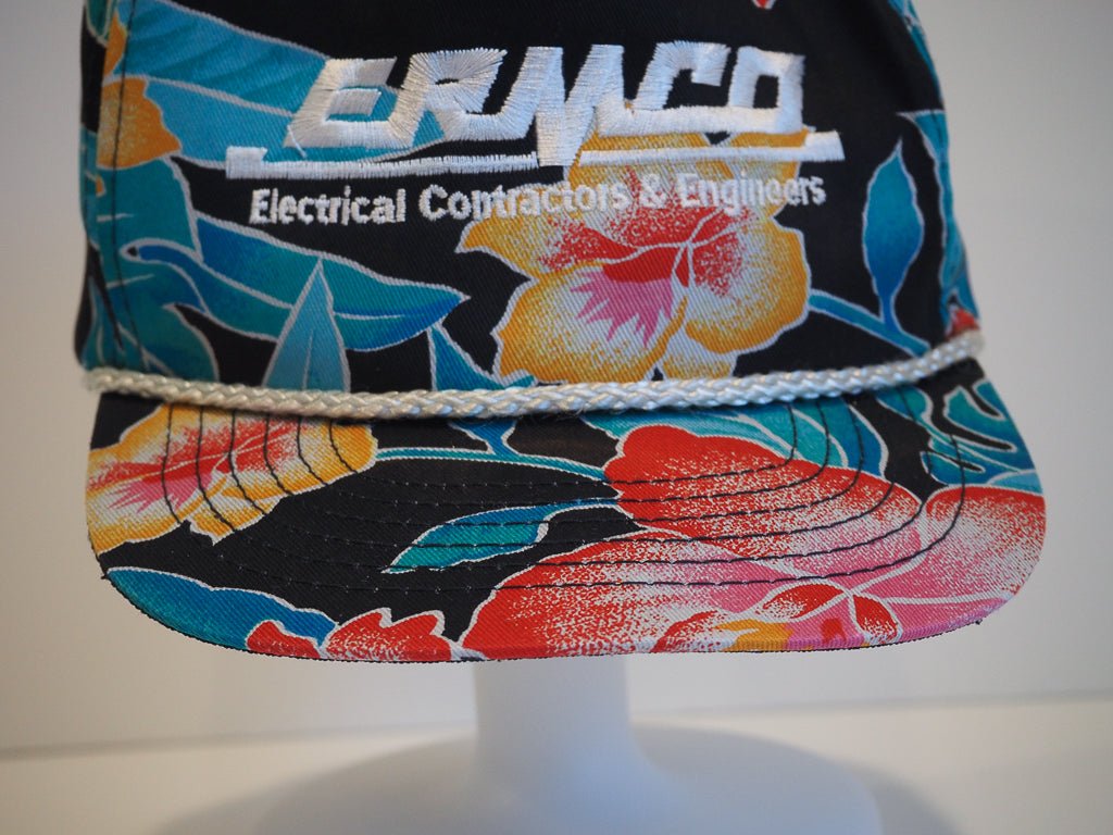 Tropical Print ERMCO Cord Snapback Accessories - Afterthought Vintage