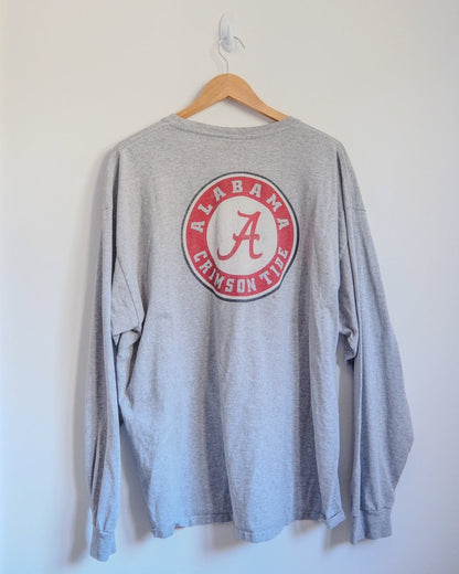 University of Alabama Long Sleeve Shirt - 2XL Clothes - Afterthought Vintage