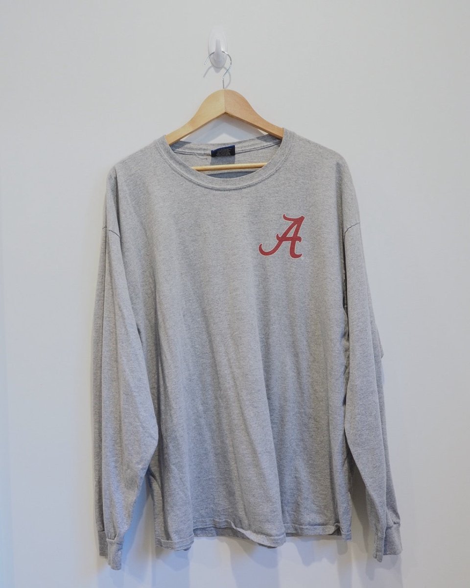 University of Alabama Long Sleeve Shirt - 2XL Clothes - Afterthought Vintage