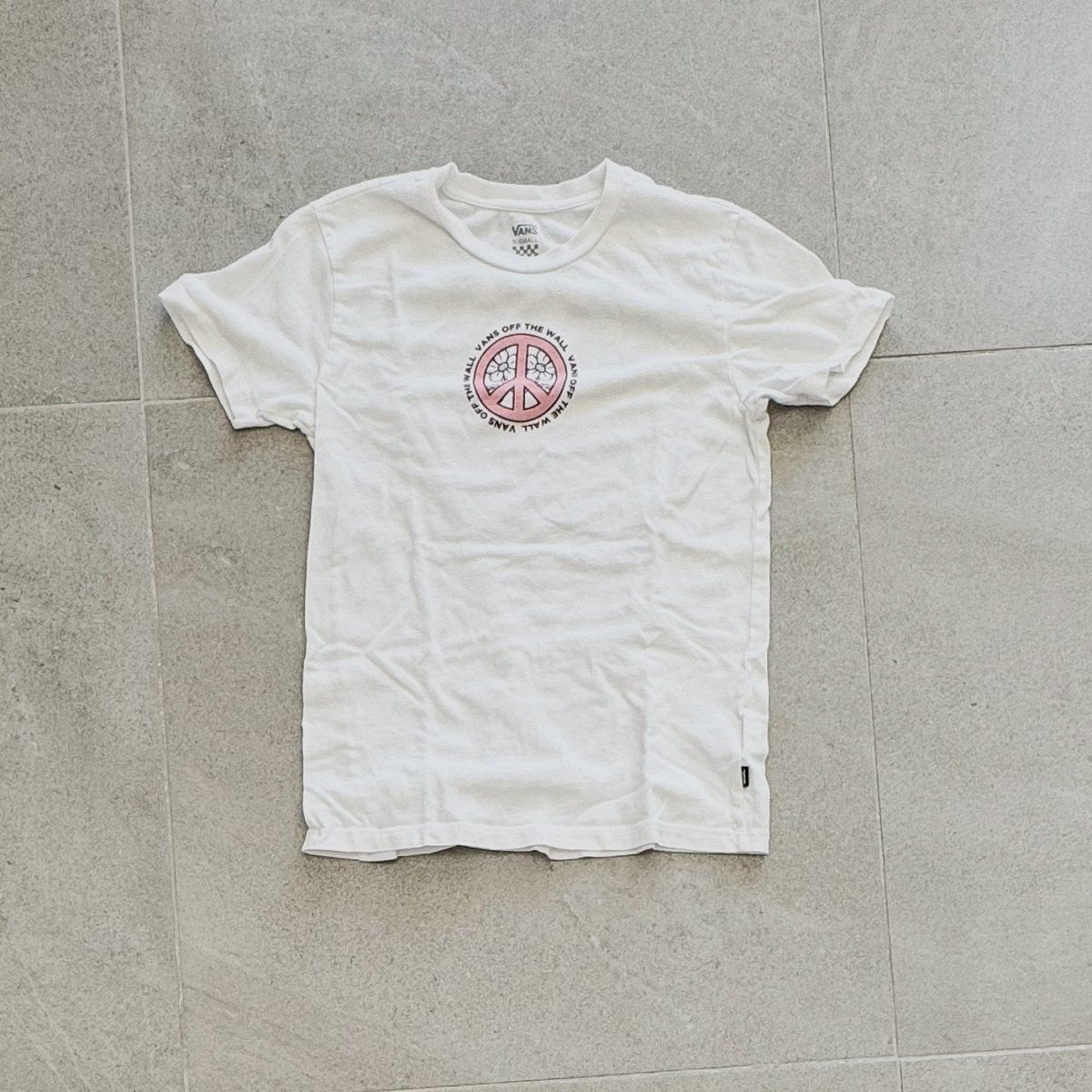 Vans Peace Symbol Graphic Tee Clothes - Afterthought Vintage