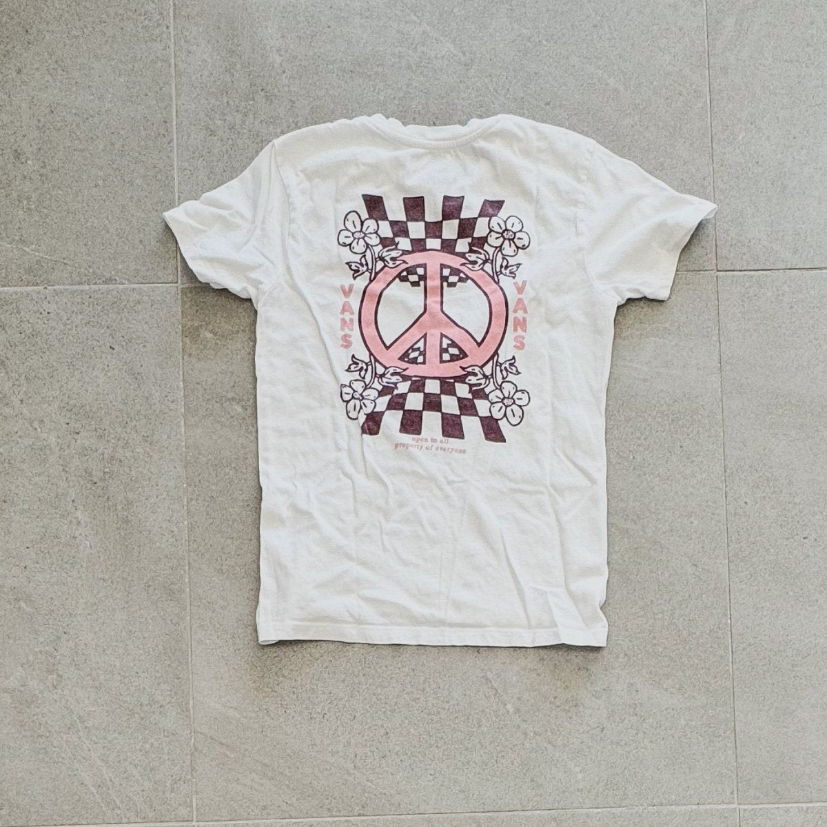 Vans Peace Symbol Graphic Tee Clothes - Afterthought Vintage